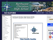 Tablet Screenshot of nchs-olympia.org